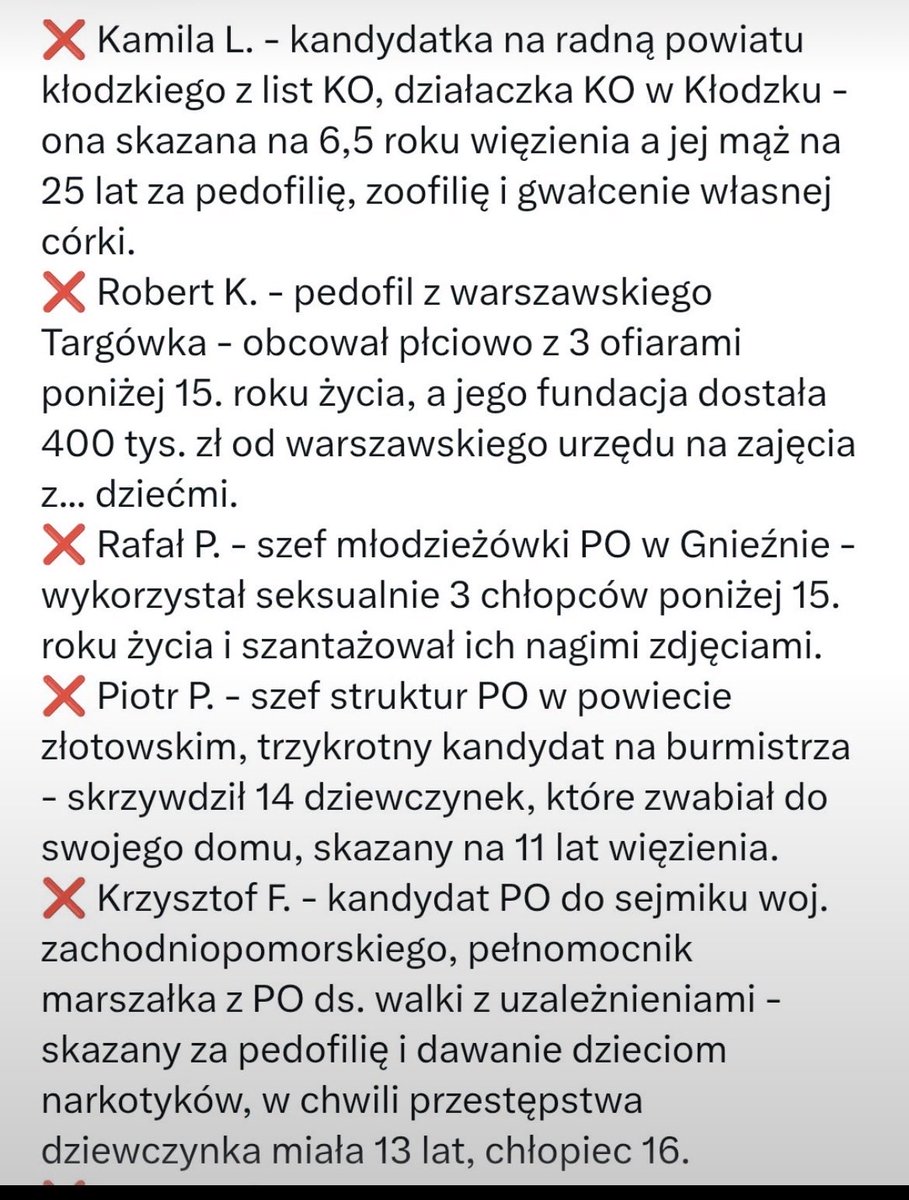 BorPiotr's tweet photo. @mamcochcialem @tvp_info @NawrockiKn Najwyraźniej temat pedofili nie tylko niektórym działaczom KO ale i ich zwolennikom jest bliski. Tylko w przciwieństwie do waszych działaczy tzw. "kumpel" z USA nie otrzymał jeszcze żadnych zarzutów. Ale sobie "strzał w kolano" zrobiłeś. Za lotny intelektualnie to ty nie jesteś. https://t.co/xajHKLwtN7