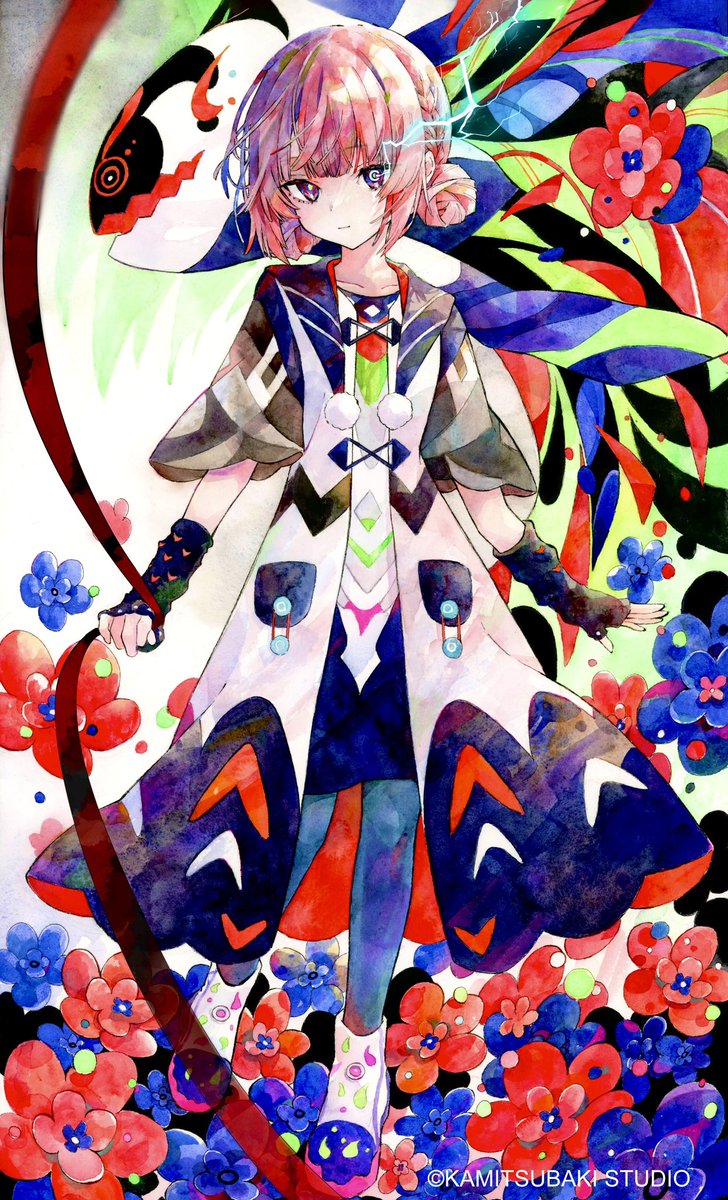 _yukoring's tweet photo. #神椿TCG  #花譜
「ZONe ENERGY」とのコラボ記念イラストを描かせていただきました✨
特典カード「【無敵のゾーンへ】花譜」やデスクマットにしていただいています！
よろしくお願いします！ https://t.co/jq4Ud1TgkL