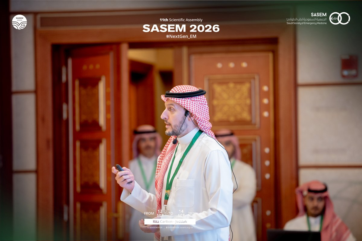 sasem2026's tweet photo. Track: Digital Emergency Medicine 🤖

⚡ Digital Innovations: Low-Hanging Fruit for Operational Efficiency

 Mr. Tarek AlSalamah, exploring simple digital innovations that can make emergency care more efficient.

#SASEM2026
#NextGen_EM https://t.co/oxzlQLHxU7