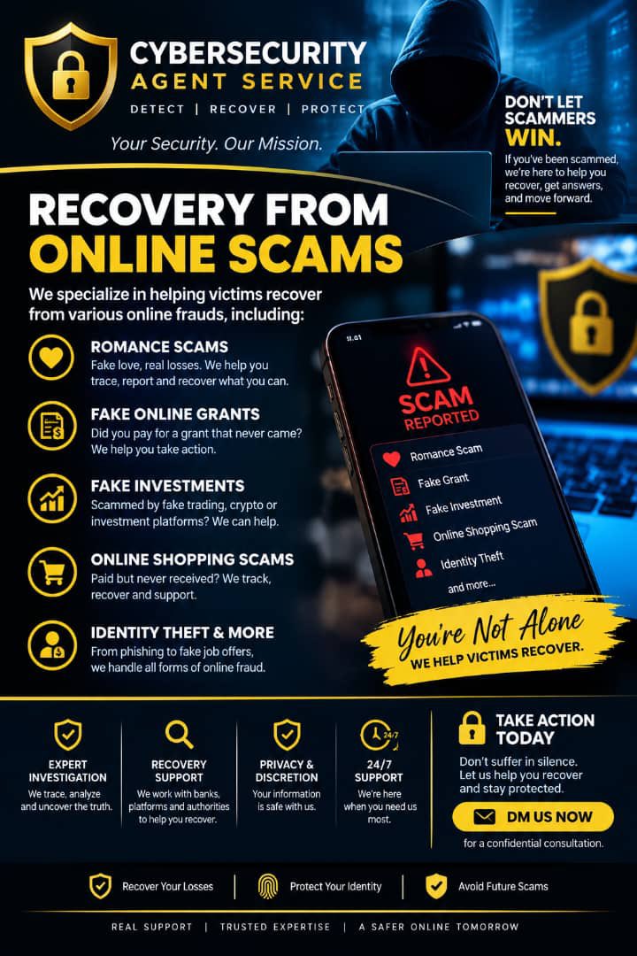 Cybertrustagent's tweet photo. #CyberSecurity #ScamRecovery #OnlineScam #CyberCrime #FraudAwareness #DigitalSecurity #ScamPrevention #CyberAwareness https://t.co/18Ot4uLZCV