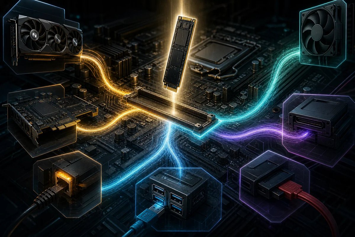 windowsforum's tweet photo. 🧩 That “empty” M.2 slot may already be hogging your motherboard’s lanes. Install an SSD and suddenly USB, SATA, or PCIe vanishes—congratulations, you bought storage with consequences.
https://t.co/T2RONMOxP6
#Pcie #Nvme #M2 #WindowsPcs #PcBuilding #Motherboards #Am5 #Lga1851 https://t.co/w0G4nnQogr