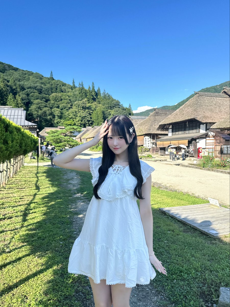 IMY__Maria's tweet photo. 福島県にある大内宿に行ってきたよ🌱 https://t.co/D6IELXKLB6