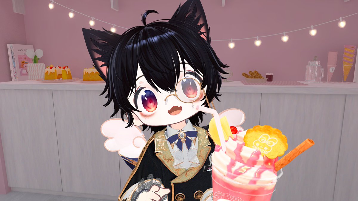 rerien_vrc's tweet photo. 🫖執事のプロフィールカード🫖

🎀┈┈┈┈┈┈┈┈┈┈🎀
『れりあん！』の執事、
すいさんのプロフィールカードをご紹介いたします🌷✨

普段のお給仕姿だけでは分からない、
執事のことをもっと知っていただけるかも……？👀💕

ぜひぜひ、プロフィールカードをご覧くださいませ📖🎀
🎀┈┈┈┈┈┈┈┈┈┈🎀

次回の営業日は📅
10/10（土）です！

ご主人様、お嬢様のご帰宅を、
メイド・執事一同、心よりお待ちしております🫖💕

#れりあんVRC #VRChat #VRCイベント