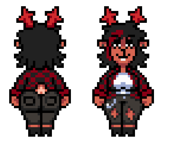NamingtonF60047's tweet photo. Here's my Sprite work for Charlotte (my OC), Elnina, Muffet and December, for my NSFW Deltarune AU: "DELTAREAR".

#nsfwㅤㅤ #pixelartㅤ #Deltarear https://t.co/9o4HEpdKHw