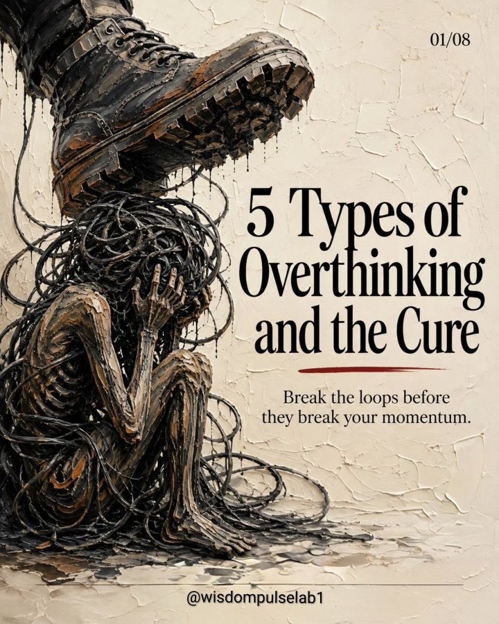 SophiatechAIx's tweet photo. 5 Types of Overthinking and the Cure:

~Thread https://t.co/J05tTxRgOD