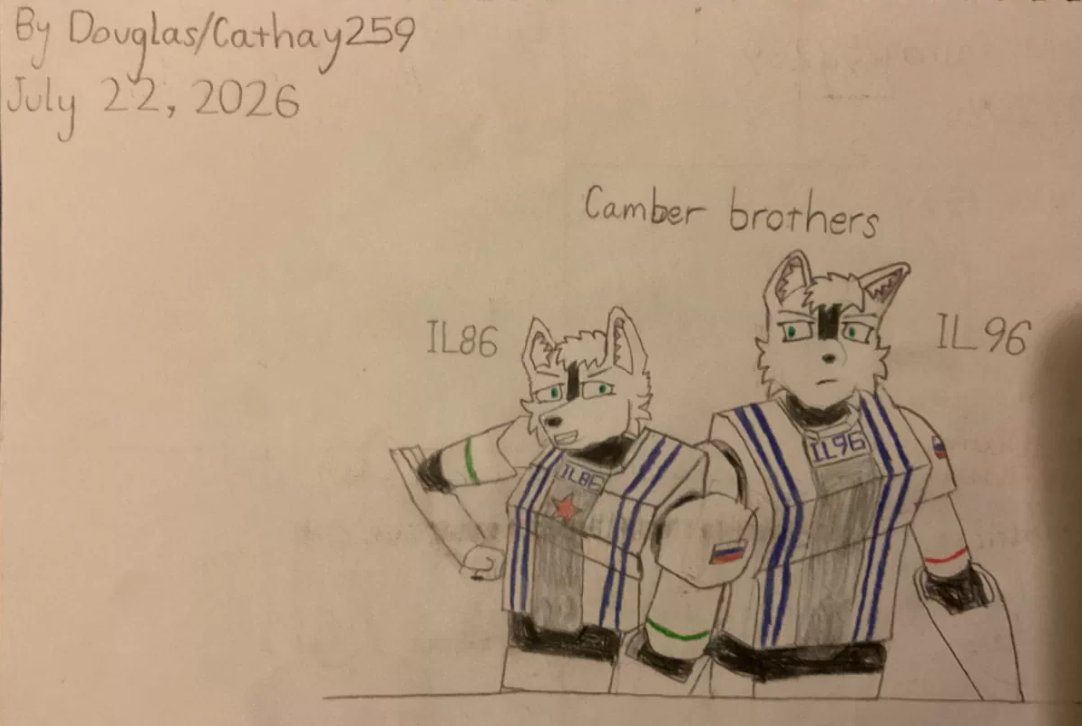 cathay259's tweet photo. The Camber brothers, the IL86 and IL96.
#furry #furryart #furryartwork #furrification https://t.co/nVG86m5p9W