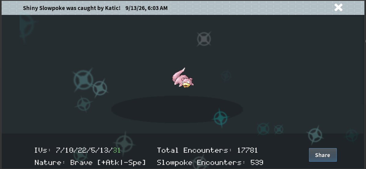 ROFOBABY's tweet photo. yay shiny slowpoke :D https://t.co/MRC2lhNZj5