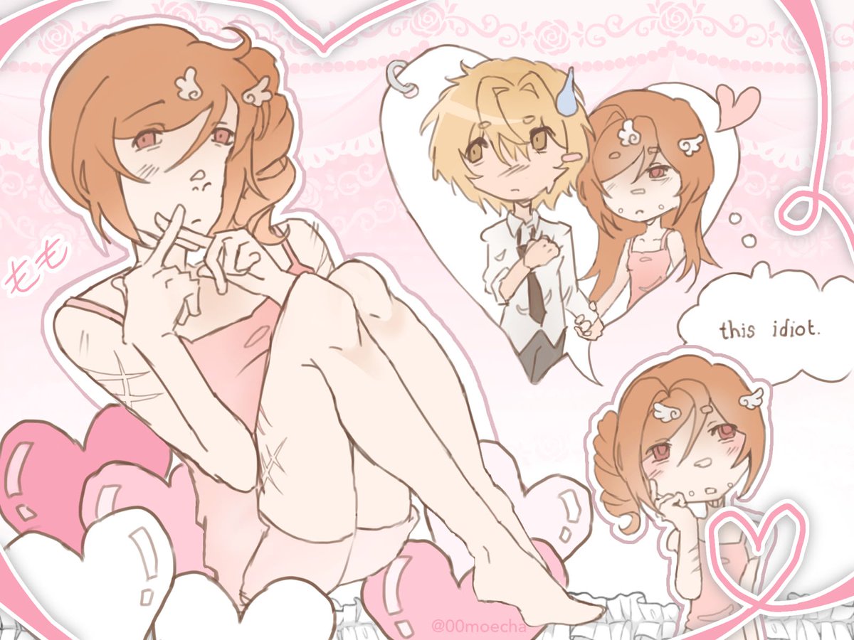 00moecha's tweet photo. and my diarys full,  (>᎑<๑)/♡
with your name on every page ! 

#momoden  🐰   #デンジ https://t.co/tscEQiJl3g