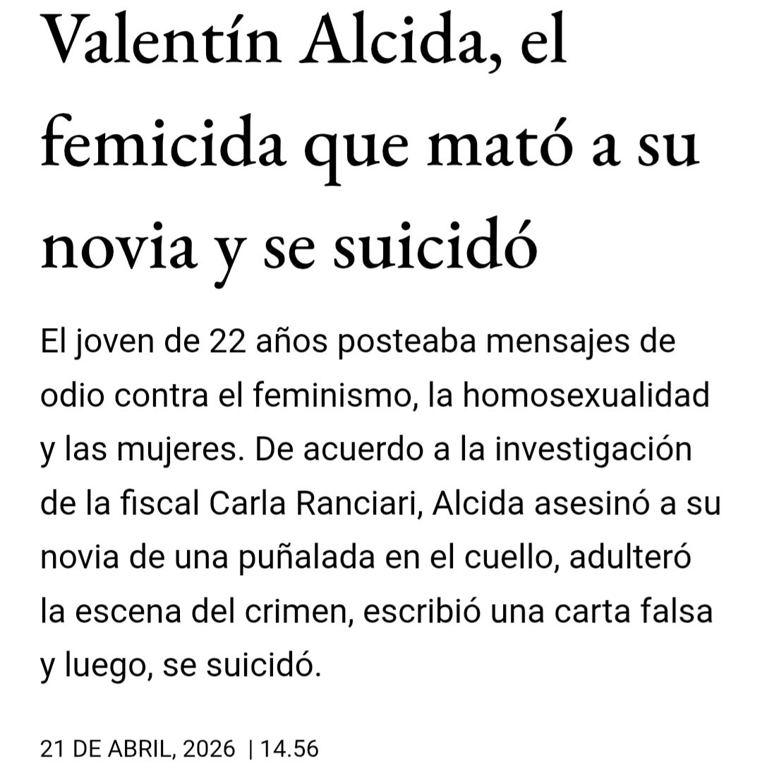 1MoonManyStars's tweet photo. Un feminicida que constantemente twitteaba en contra del feminismo y las mujeres. 
Ese es el perfil de los hombres antifeministas. https://t.co/Ibkv7fl8ch