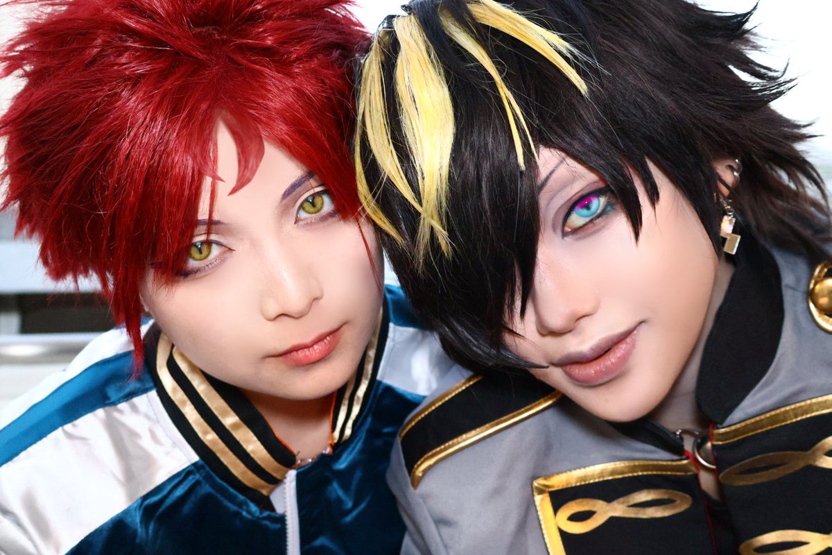 _usako_moti's tweet photo. 【Cosplay/コスプレ】

ヒプノシスマイク/Bad Ass Temple
#シンサツコス
#シンサツコス4
#奇跡の14ビンゴパイナップル抜きナゴヤ併せ
 
(わーちゃんに加工全任せ) https://t.co/At9sA8cXYe