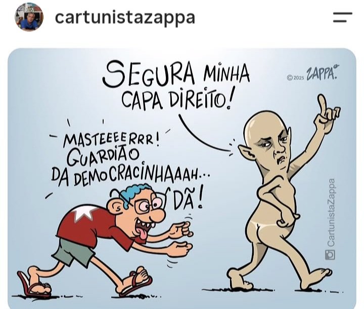 SandraMarizade3's tweet photo. @folha O psicopata de toga persegue desafetos e a Fôia lambendo o ku do Xandão! https://t.co/gi5C4s78pt