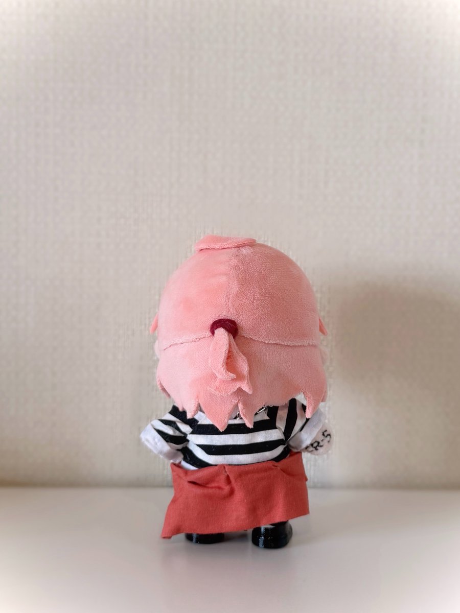 nem_null_nem's tweet photo. ルキーノぬい完成！！！✨😭長かった...
360°こだわりました🩷🩷🩷✨

#ラキド手芸部　#自作ぬい https://t.co/QNNwmEZjZm