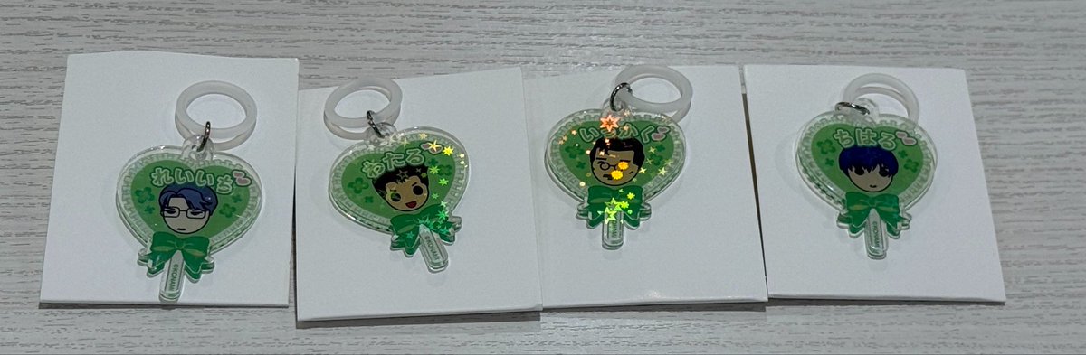 _____Serina3's tweet photo. 【交換】ときめきメモリアルGS セリア めじるしチャーム

譲：零一、日比谷、天之橋、蒼樹

求：葉月

郵送での交換希望です。
検索からでもお気軽にお声掛けください。 https://t.co/Q4mnRgPXze