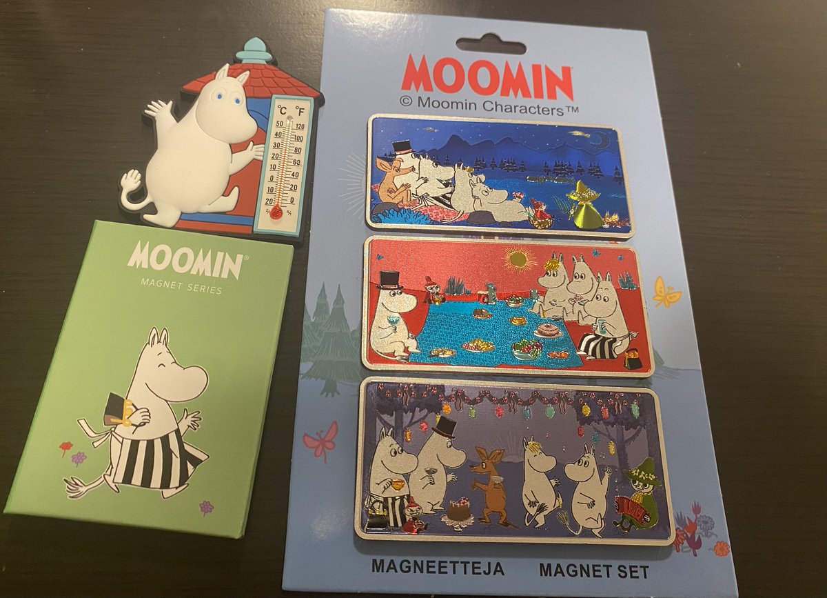 edge_panna's tweet photo. ムーミンのマグネットたくさん買えて満足☺️ https://t.co/U5ungN45nt