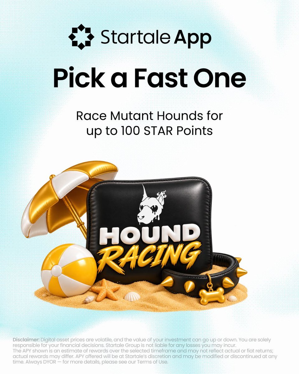 Coco_Airdrop's tweet photo. 3 New Startale Tasks Are LIVE ⭐

💰 Funding - $70M

@StartaleApp keeps adding more campaigns - and there are 3 new ones worth checking.

1. Hound Racing - Up to 100 STAR Points 
🗓 Sep 7 → Sep 21

→ Play 10 races - +70 Star
→ Hit 1.5x multiplier - +30 Star

💡 Don’t miss the 1.5x multiplier task.

2. Squadletics - Up to 50 STAR Points 
🗓 Sep 10 → Sep 24

→ Complete 5 workouts - +10 Star
→ Deposit $5+ & hold for 1 day - +40 Star

AI tracks your reps through the camera.

3. LasMeta - Up to 250 STAR Points 
🗓 Sep 4 → Sep 30

→ PS5 Tournament - +20 Star
→ Buy Premium Pack - +40 Star
→ Spend 100K chips - +40 Star

🏆 Leaderboard bonus: 
🥇 150 Points + PS5
🥈 100 Points + $400 LASM
🥉 70 Points + $250 LASM
4–5 50 Points + $100 LASM

⚠️ Requires investment $10. DYOR.

Rewards are distributed after each campaign ends.

If you’re farming STAR Points, these are worth checking before the campaigns close,

Which one are you farming?