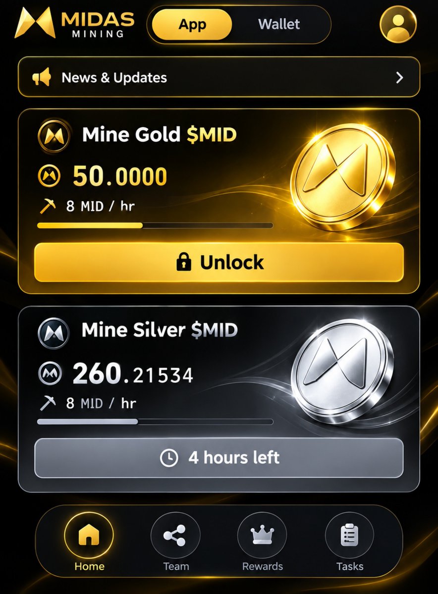 SreevanB's tweet photo. 🚀 JOIN ME ON MIDAS LABS 

💰 Total Supply: 5 Billion MID
📊 Allocation: 3 Billion MID
⚡ Mining Rate: 8 MID/HR
👉 Session: 4hr /24HR
🎁 Claim Your 50 MID Bonus!

🔑 My Invite Code: BJ529I2E

📲 Download &amp; Start Mining:
https://t.co/tt24x50nlJ

👉Reopen App to enter code /mine✅ https://t.co/FDBeW0i1xT