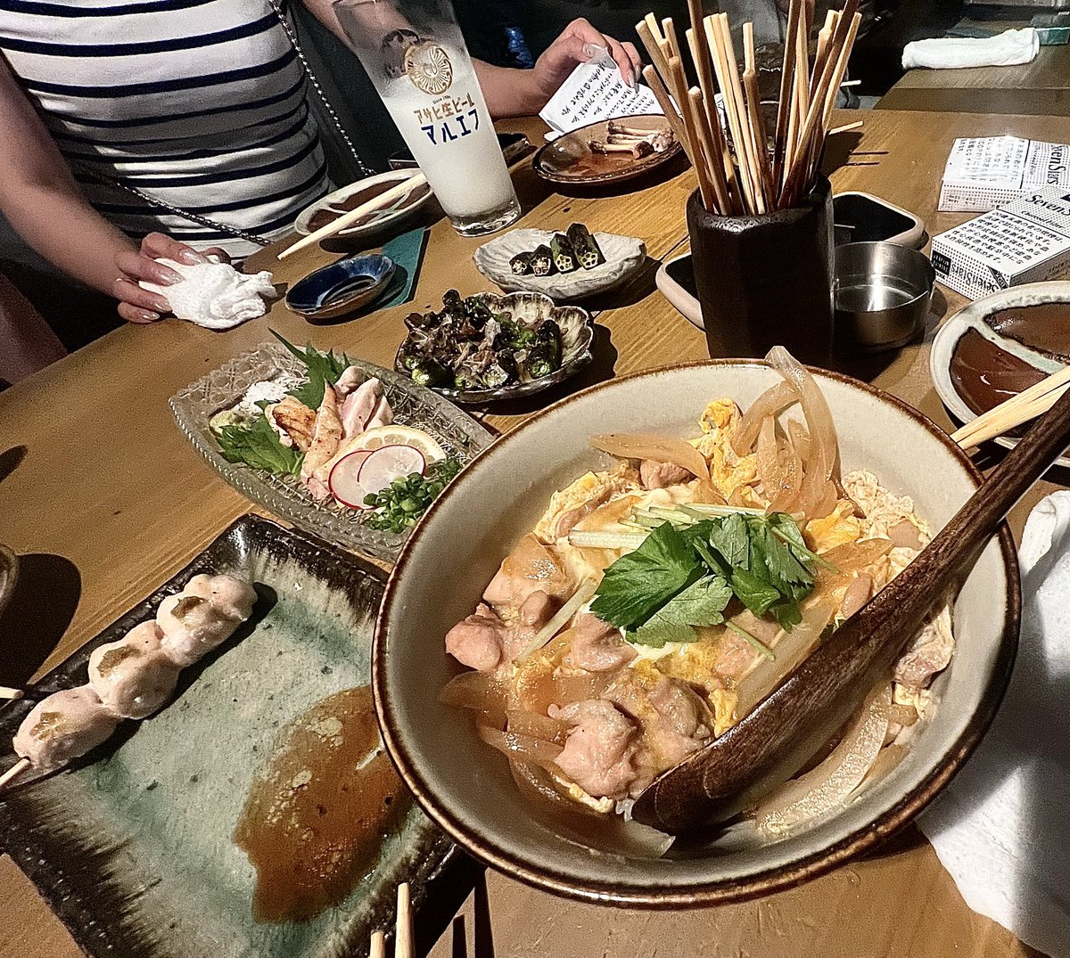 naaaaaaaaa____'s tweet photo. 来たら毎回絶対に食べる親子丼🥹💞 https://t.co/uOmx1qcrFx