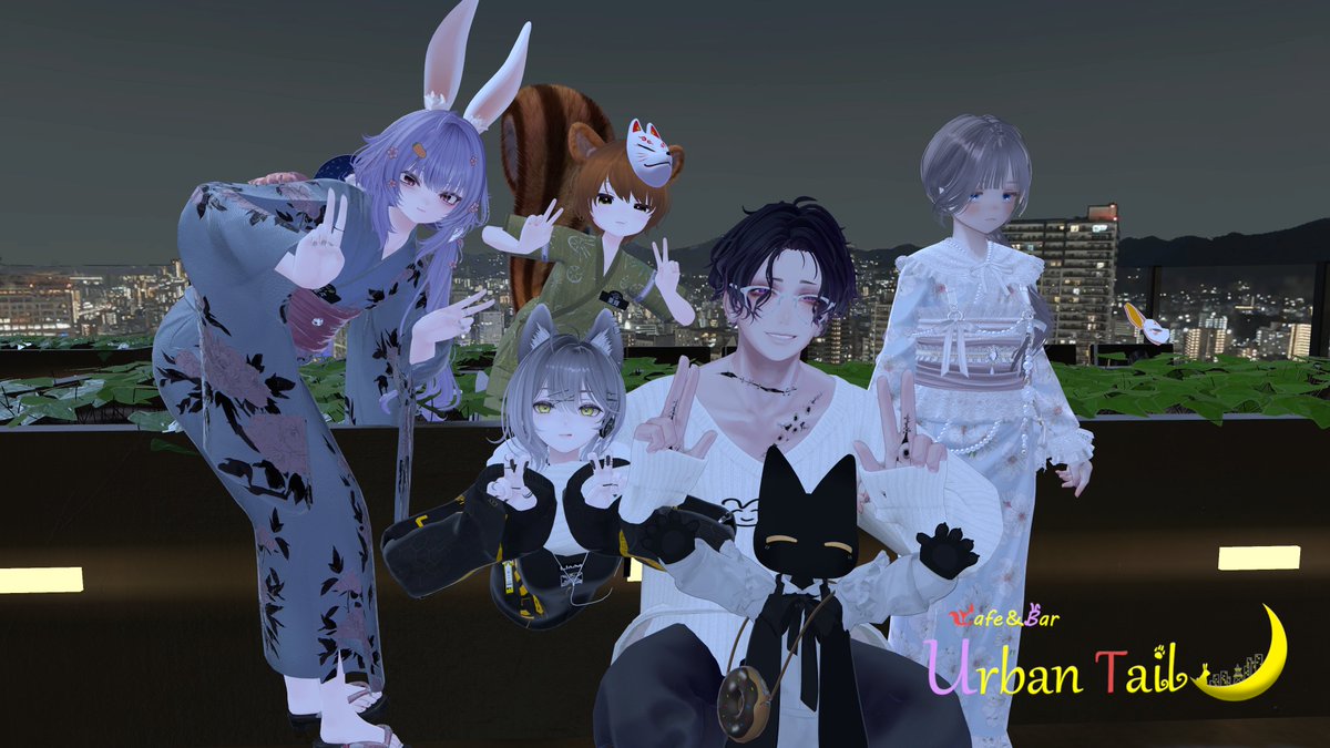 minamon_vrchat's tweet photo. アフターにて人間さん達とお写真！！ https://t.co/fU76knRH7j