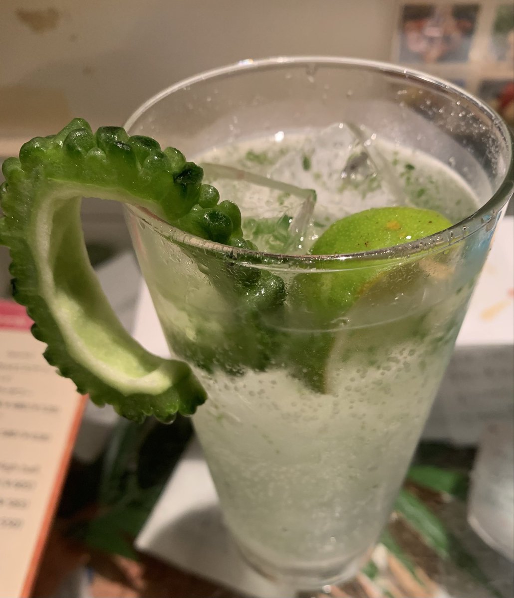 lolizard's tweet photo. 沖縄最後の夜ご飯
���ぐー豚の味噌漬けあぶり、ゴーヤライムサワー、ロブスターのウニソース、あぐー豚の肩ロースステーキ
沖縄らしい食事で旅行の〆る！ https://t.co/p2AnmEDUHG