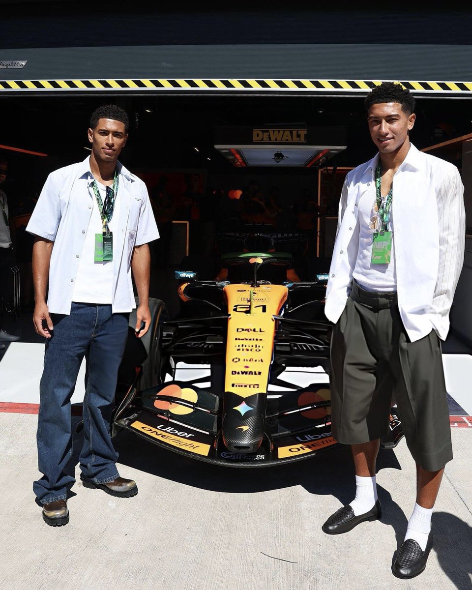 ln4norris's tweet photo. THE BELLINGHAMS ARE AT MCLAREN!!!! https://t.co/LG4I4nMNet