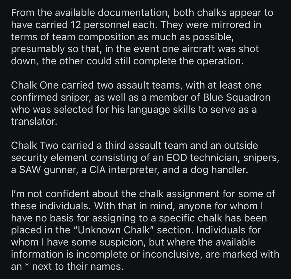 SPA001's tweet photo. FYI- Some of the Operators Involved in Operation Neptune Spear from Reddit https://t.co/PZAKPj416S