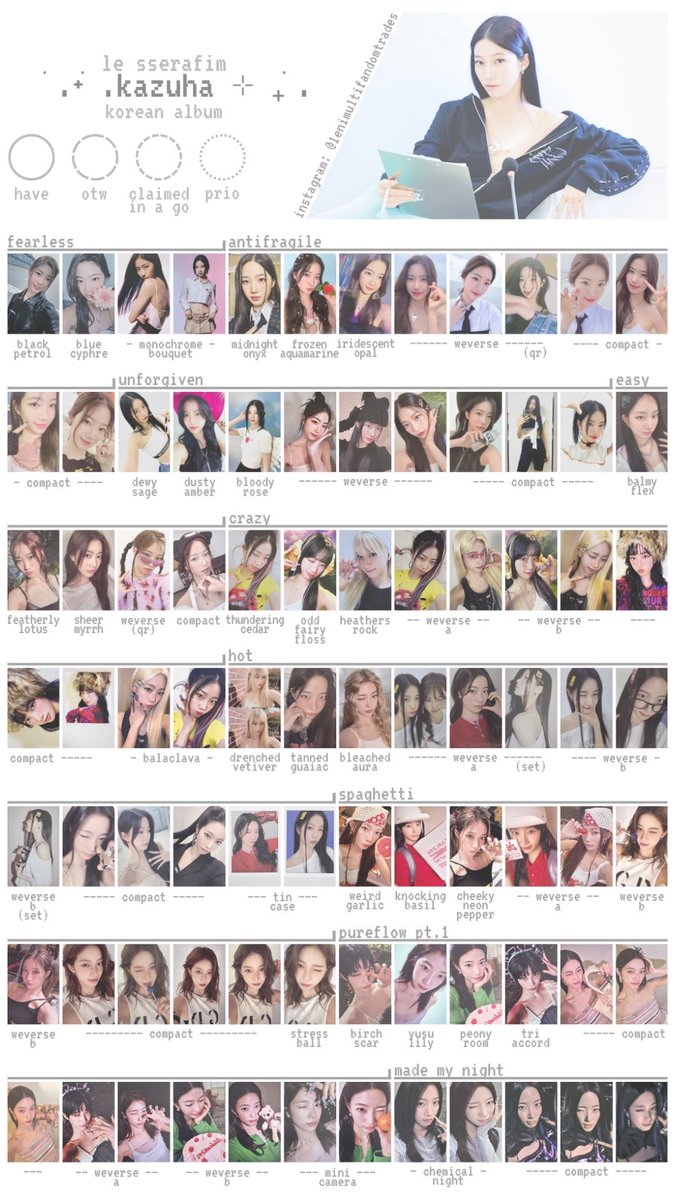 lenitrades's tweet photo. LE SSERAFIM korean album photocard pc template

updated for: MADE MY NIGHT
⇢ instagram: https://t.co/f7GXqqYgJU…
⇢ hd: https://t.co/o5vj6SLqU0…

 kazuha
#LE_SSERAFIM #MADEMYNIGHT #KAZUHA https://t.co/9tdicKr725