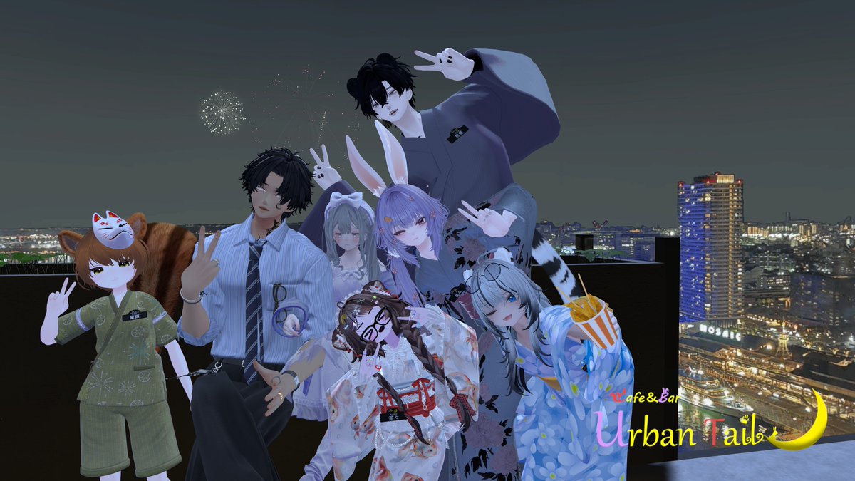 minamon_vrchat's tweet photo. 8/17　遅くなっちゃったけど８月最後のUrbanTailに来てくれてありがとう！！
最後の夏祭り仕様を楽しんでもらえたかな？
また来てね～！！
#UrbanTail https://t.co/goW8BZ6vlN