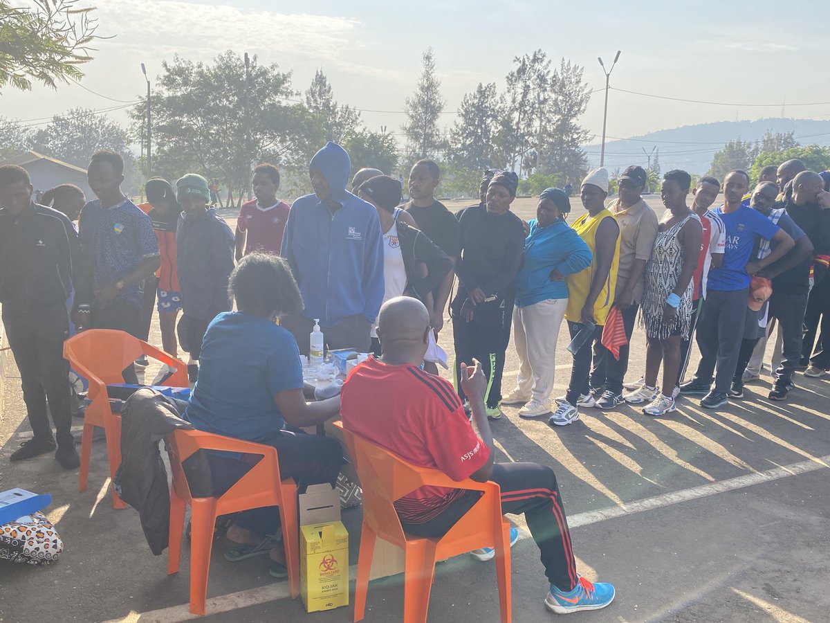 NyakabandaSec's tweet photo. During today’s #MassSports activities, residents accessed free health screening services, including blood pressure, weight, and height measurements, aimed at promoting healthy living, preventing non-communicable diseases, and encouraging regular health monitoring. #BeatNCDs https://t.co/9TOwicLVxK