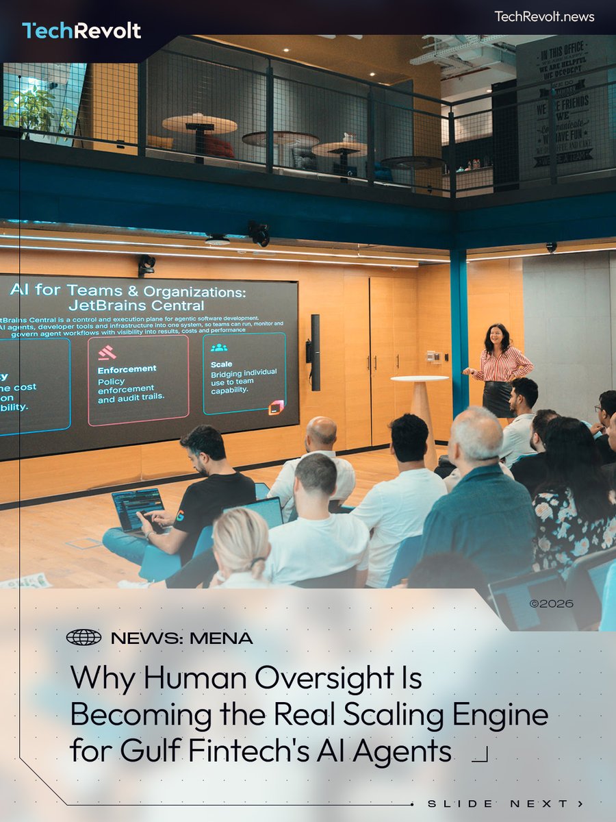 luquinhalapleto's tweet photo. Agentic AI is moving from experimentation to real-world deployment across MENA’s fintech sector. At FinTech Hive at DIFC Innovation Hub, industry leaders from @jetbrains MENA, Tabby, and Google for Developers highlighted that the biggest challenge https://t.co/zehRjTNtba