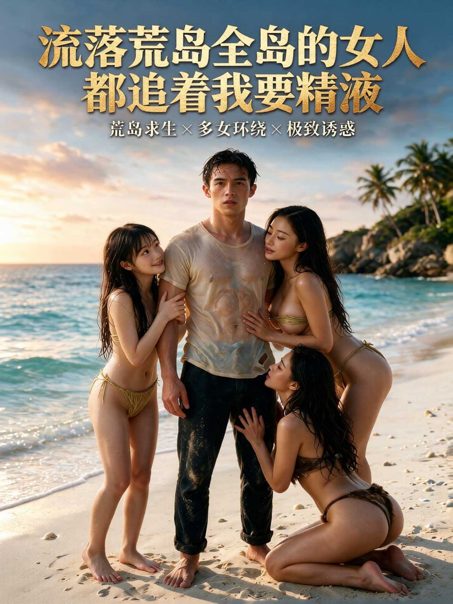 yexunxxx's tweet photo. 《流落荒岛全岛的女人都追着我要精液》第1集

简介：坠机流落荒岛，竟成了全岛唯一男人！极品双胞胎、异域首领，一群饥渴如狼的绝美女人将我团团围住，目光肆无忌惮地盯着我的下半身……这里没有文明约束，只有最原始的欲望榨取。

#AI短剧 #后宫 #流落荒岛全岛的女人都追着我要精液 https://t.co/KKTZFrviAh