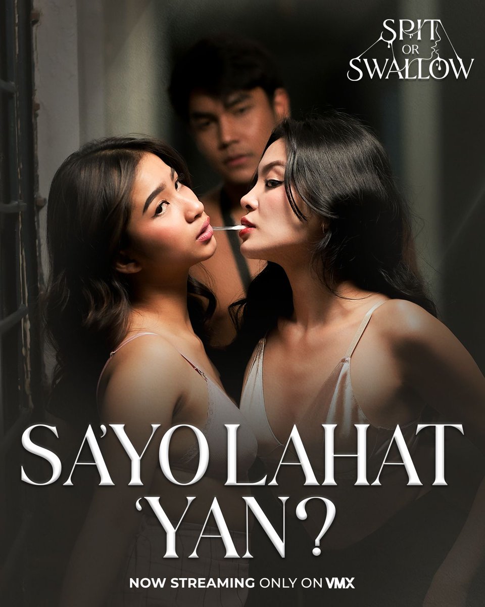 VMXPH's tweet photo. π£ππ₯ππ‘π π ππ§ππππ π π’π‘π ππ‘ππ£π’π‘ ππ π
Watch SPIT OR SWALLOW π‘π’πͺ π¦π§π₯πππ ππ‘π only on VMX!
Kung uhaw ka, mas uhaw siya π
Starring #KimYashii #RinoaHalili #GhionEspinosa
Directed by Sigrid Polon
Tutok mo dito π https://t.co/yCk4JTZffk
#VMXSOS https://t.co/EXxZZ9S346