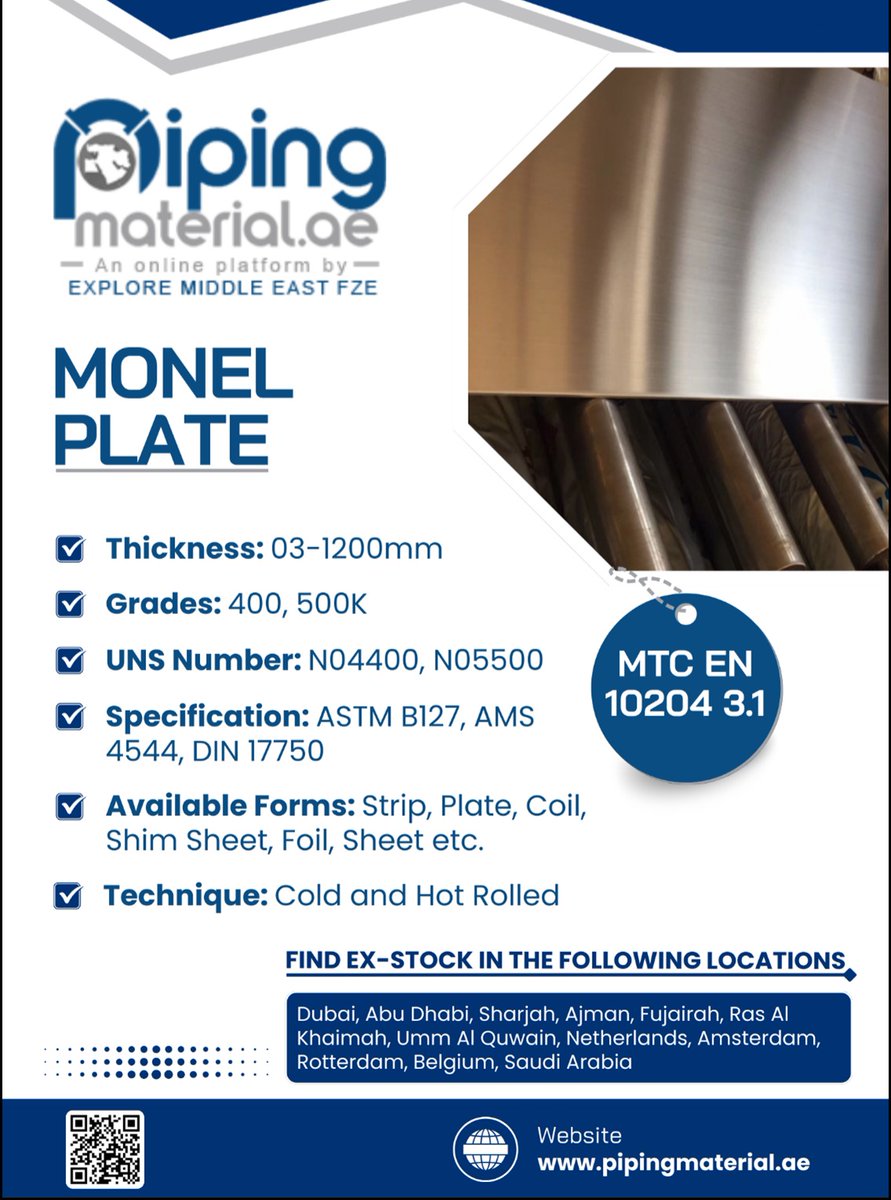 patricia897's tweet photo. Monel Plate
Visit https://t.co/lpVJwyRuuk