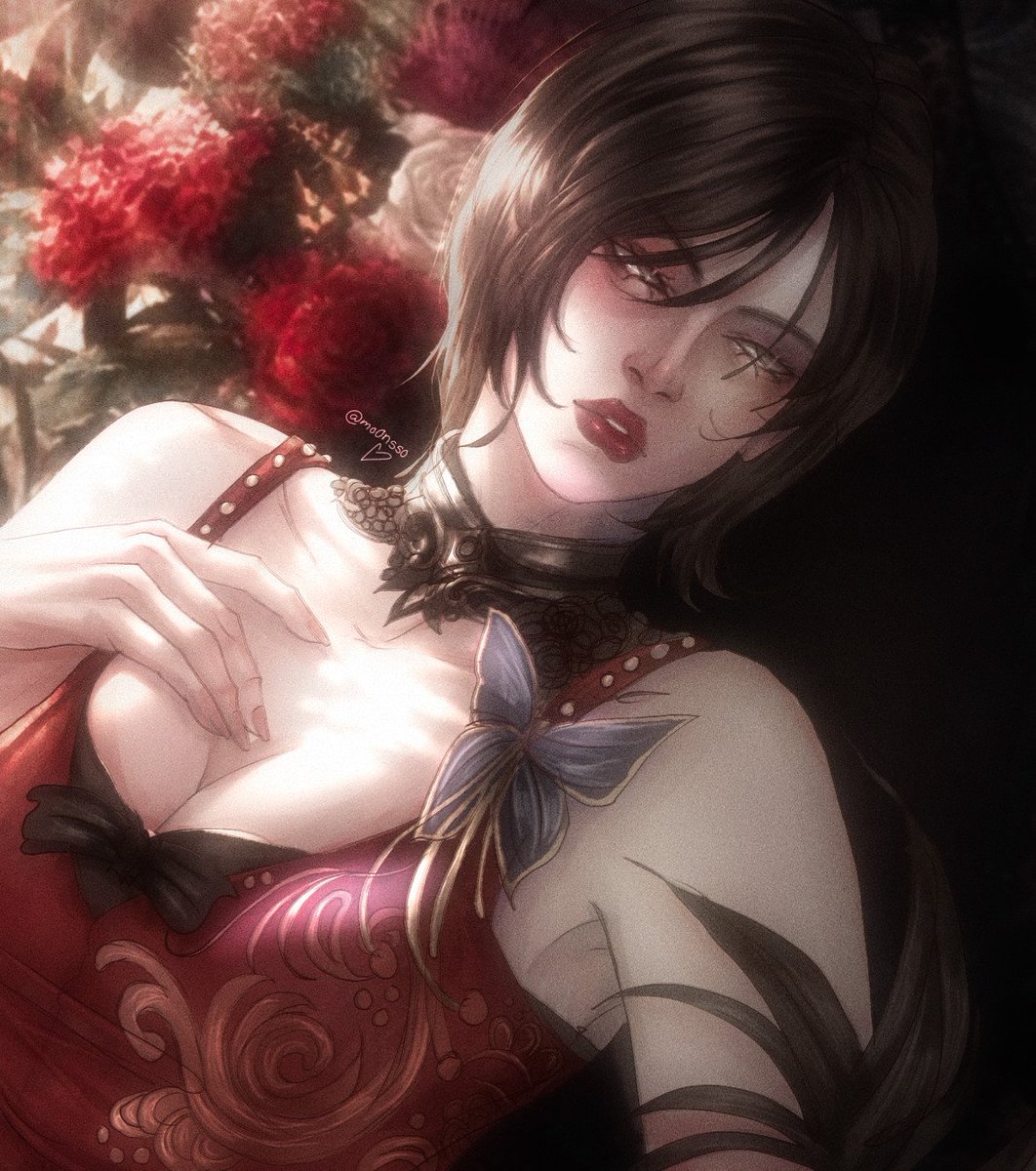 mo0nsso's tweet photo. #ResidentEvil  #adawong #AdaWong #Re2 https://t.co/zB68mHaPgM
