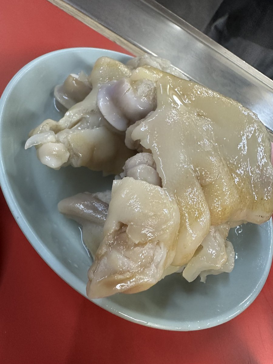 katayabya's tweet photo. お酒と豚足　タレとネギが美味い https://t.co/xDMSNIhrt0