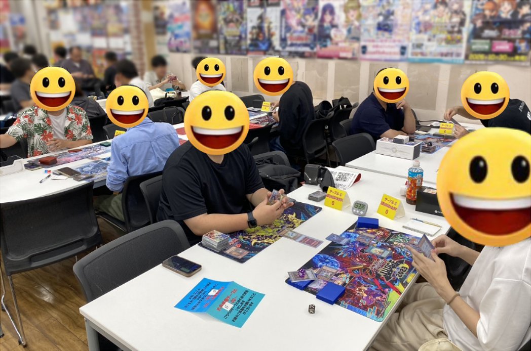 akaji_cs's tweet photo. 第22回 遊戯王非公認大会(赤字) 参加者8名でスタートしました！
デッキ分布はコチラです！

エルフェンノーツ2(獄神1,アルスマグナ1)
異解△2

-以下各1-
キラーチューン
トゥーン
アシュトラ+/バスター
青眼

ご参加の皆さま、感謝申し上げます m(*_ _)m https://t.co/BAm6BZt3iu