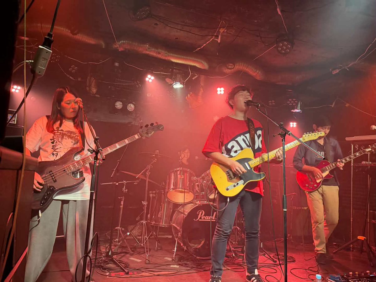 grass_hopper_20's tweet photo. ＊
2026.8.16

1ヶ月近く経ってしまいましたが、、、
裸蛇LIVEありがとうございました！！！

サポートドラムあさみちゃんを迎えての初ライブ、
みなさまの声援のおかげで楽しく演れました！🎸

次は10月！後ほど告知します！✨ https://t.co/WjJjIhYpDg
