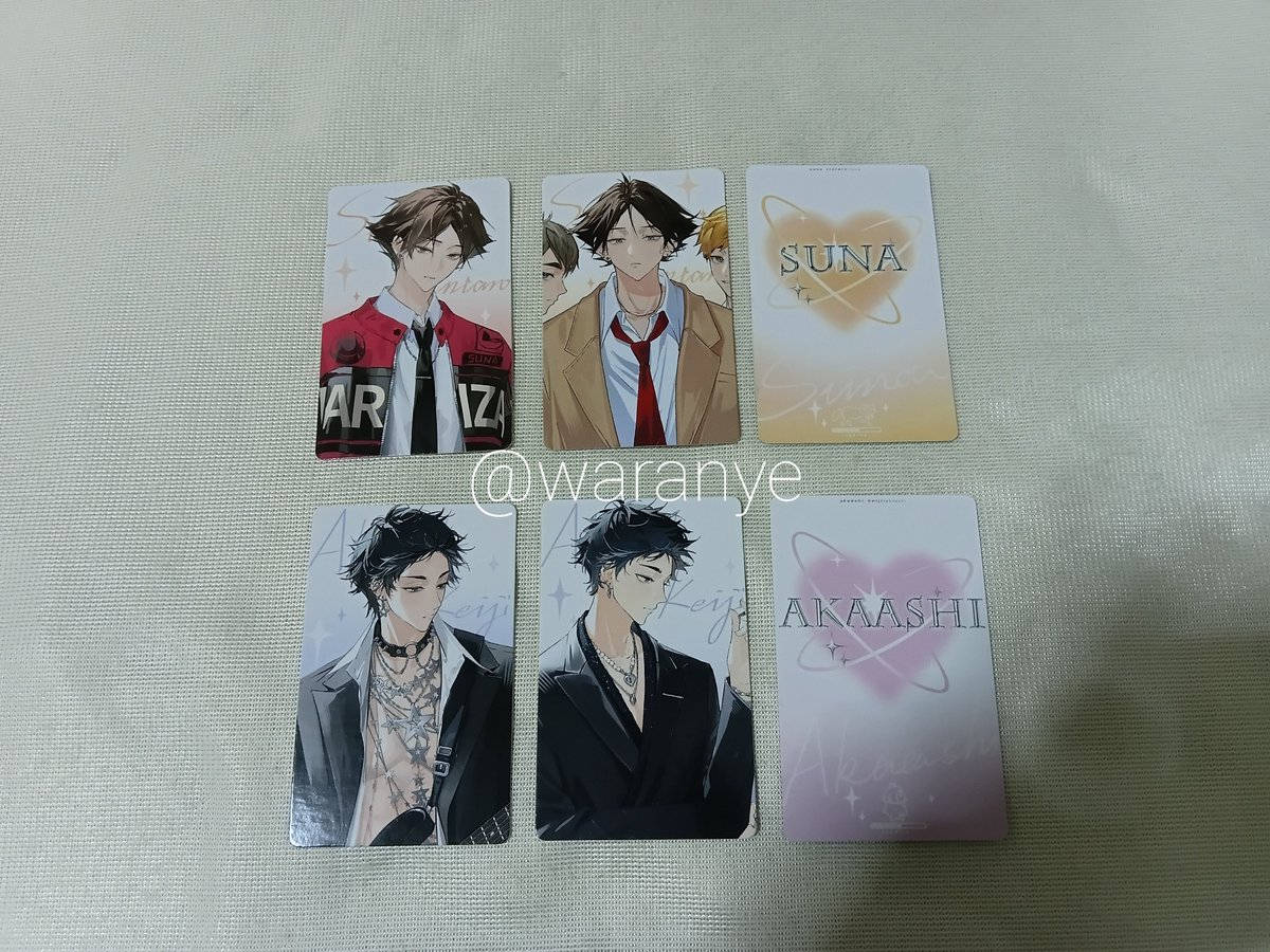 waranye's tweet photo. โฟโต้การ์ดค่ะะ มีสึนะ กับอาคาอาชิ คนละ3รูป ด้านหลังเป็นชื่อตามรูป2
— ขายแยกคน เซ็ตละ 100 บาท ไม่รวมส่ง

รายละเอียดอ่านด้านบน ↑ 

⌕ #ตลาดนัดไฮคิว #ตลาดนัดhaikyuu #ตลาดนัดhq suna akaashi https://t.co/GzkAge35DE
