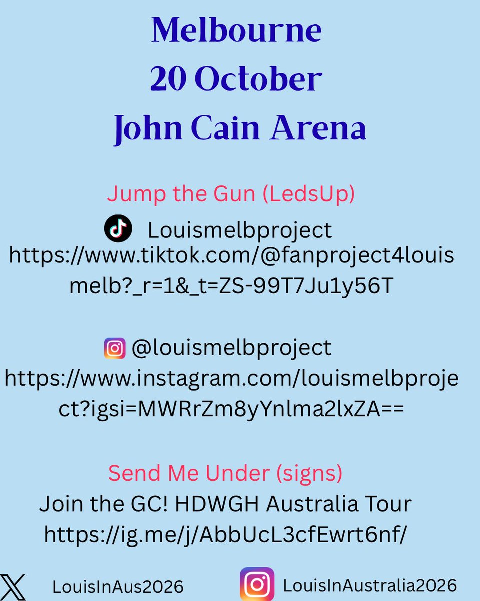 LouisInAus2026's tweet photo. A little over 5 weeks to go! The countdown is on and we couldn’t be more excited! https://t.co/IMKDCB45Ej
