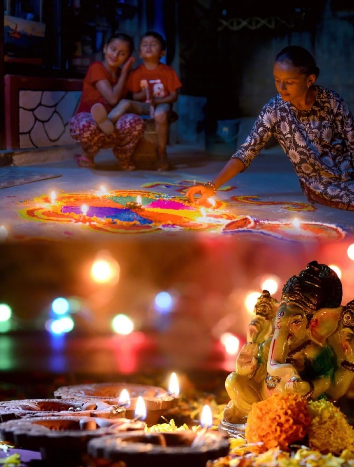 SandraFishy0n0's tweet photo. [Cheers to the warm glow of Diwali! May your days be filled with light, love and lots of sweet moments ] https://t.co/OtKTbIlU4T