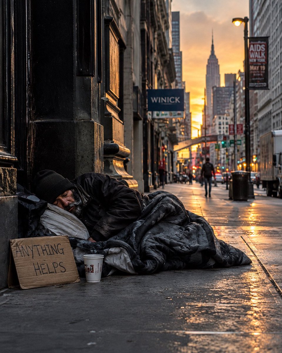 NYC_thread's tweet photo. The City Wakes, But Not Everyone Has a Home 😭😭

#NewYorkCity #NYCStreets #UrbanReality #StreetPhotography #LifeInNYC https://t.co/5ScfCeXV4T