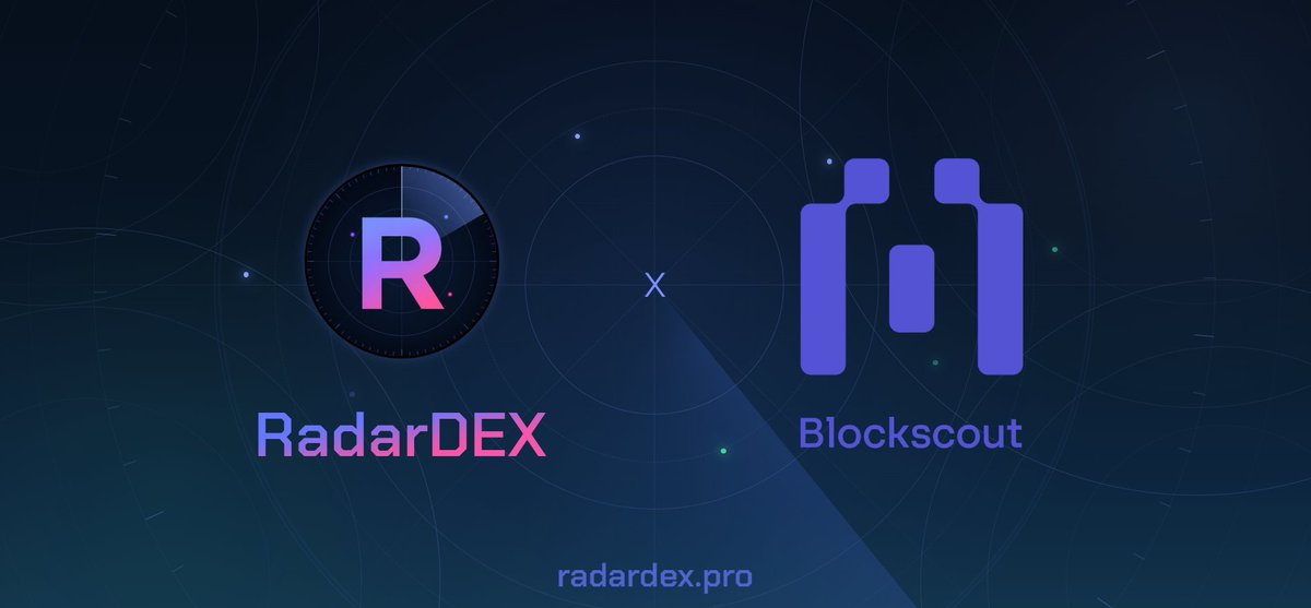 ArcDEXScan's tweet photo. 🛰 Official Partnership: RadarDEX × @blockscout!

Every token launched on RadarDEX can be verified on the Arc explorer once @arc mainnet officially goes live!
Creators verify their logo, description, website and socials right from the token page.

Verified tokens show the badge on the Arc explorer and on https://t.co/GA8NTKGTv3!