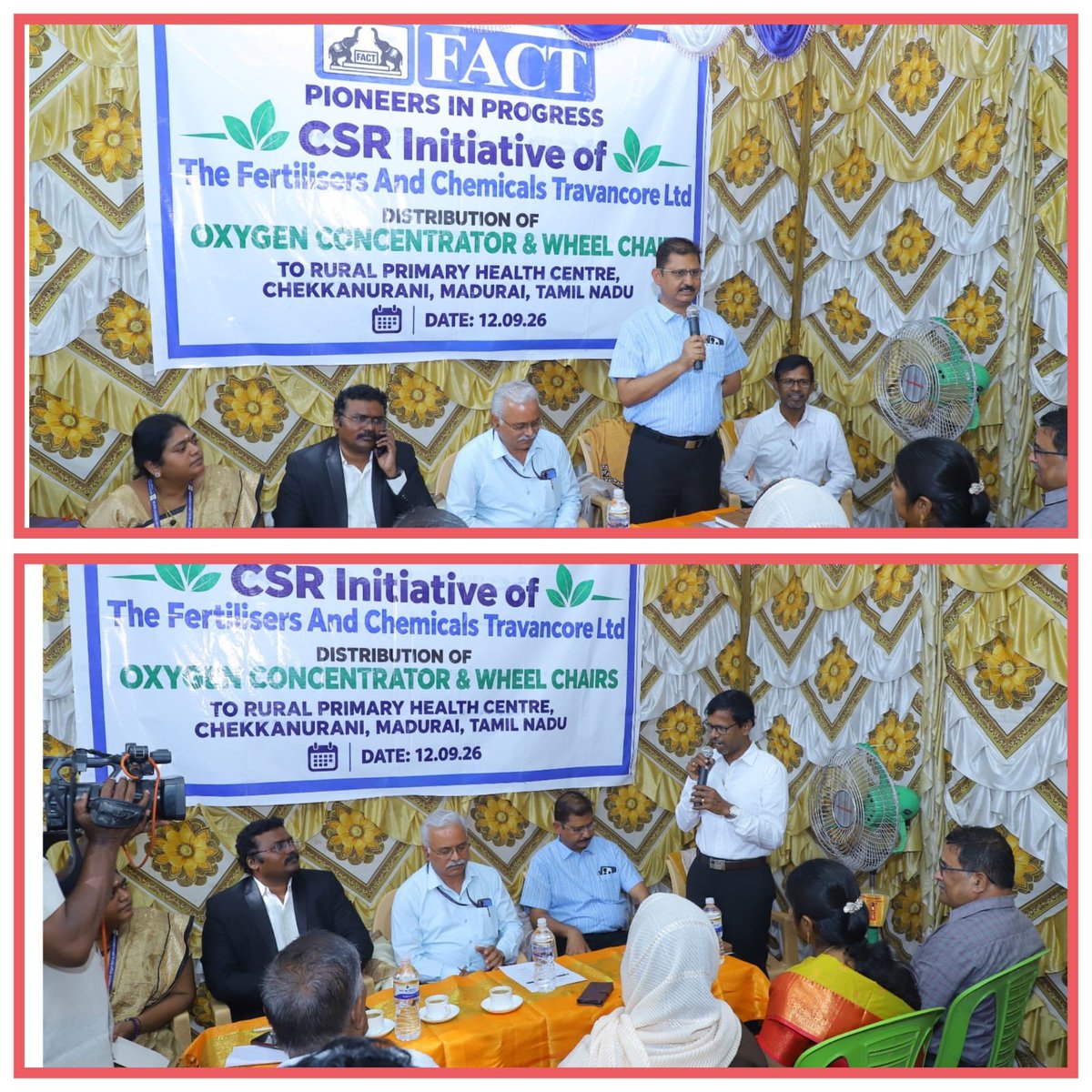 FACT_Tamilnadu's tweet photo. A #CSR Initiative by @fact_kochi #Oxygenconcentrator, #WheelChairs donated to #PHCs in #Chekkanurani #Madurai, #TamilNadu. Shri.Sakthimani CMD, Shri.Porselvan DMO, Shri. Jeetendrakumar GM(M), Tamil Nadu FACT officials, BMOs, FACT Dealers attended the event.
@doa_tn @airnewsalerts https://t.co/zDbc4CzOR9