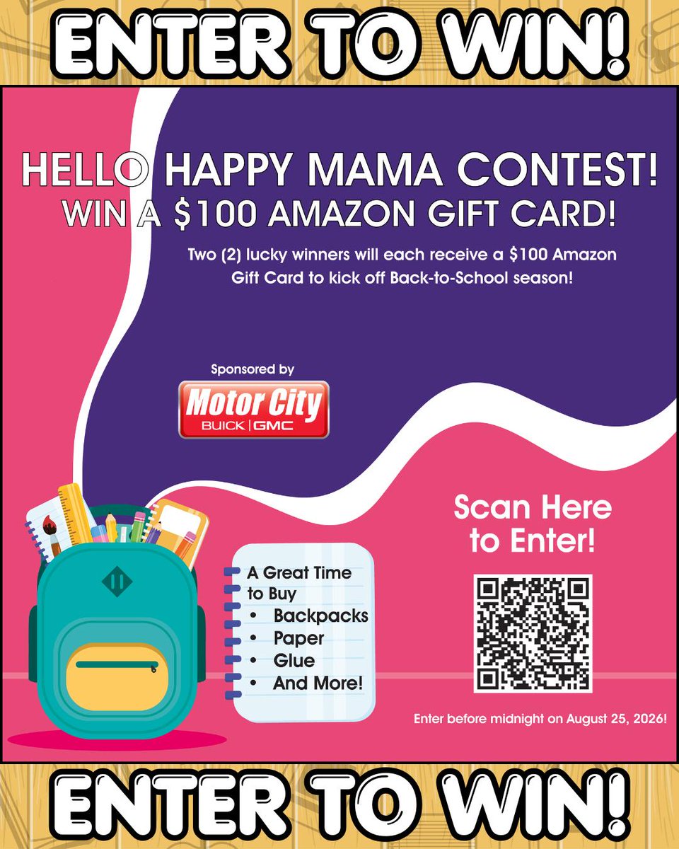 elina47's tweet photo. 📚✨ Back‑to‑School season is officially in full swing, and we’re celebrating with a sweet little surprise. TWO $100 Amazon Gift Cards are up for grabs, and TWO winners will walk away ready to refresh those school supplies or treat themselves to a https://t.co/x16CcpC0Ng