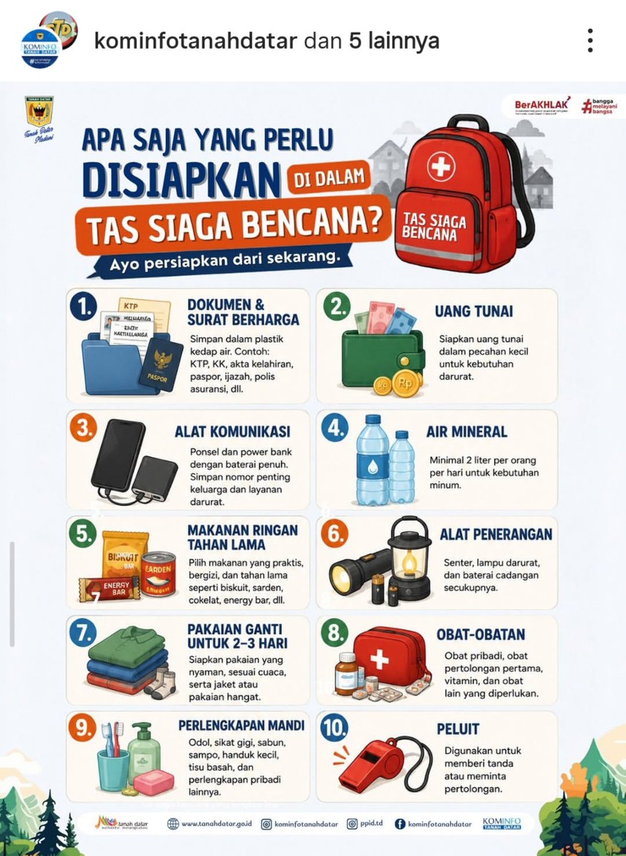 tumblermatcha's tweet photo. Nyiapin emergency bag sekarang belum telat kan ya guys? Terus dokumen yg penting penting kayaknya udah harus dimasukin map tahan air buat jaga jaga :')) 

Selain ini apa lagi yg perlu disiapin guys? https://t.co/Rt05c0Bm9p