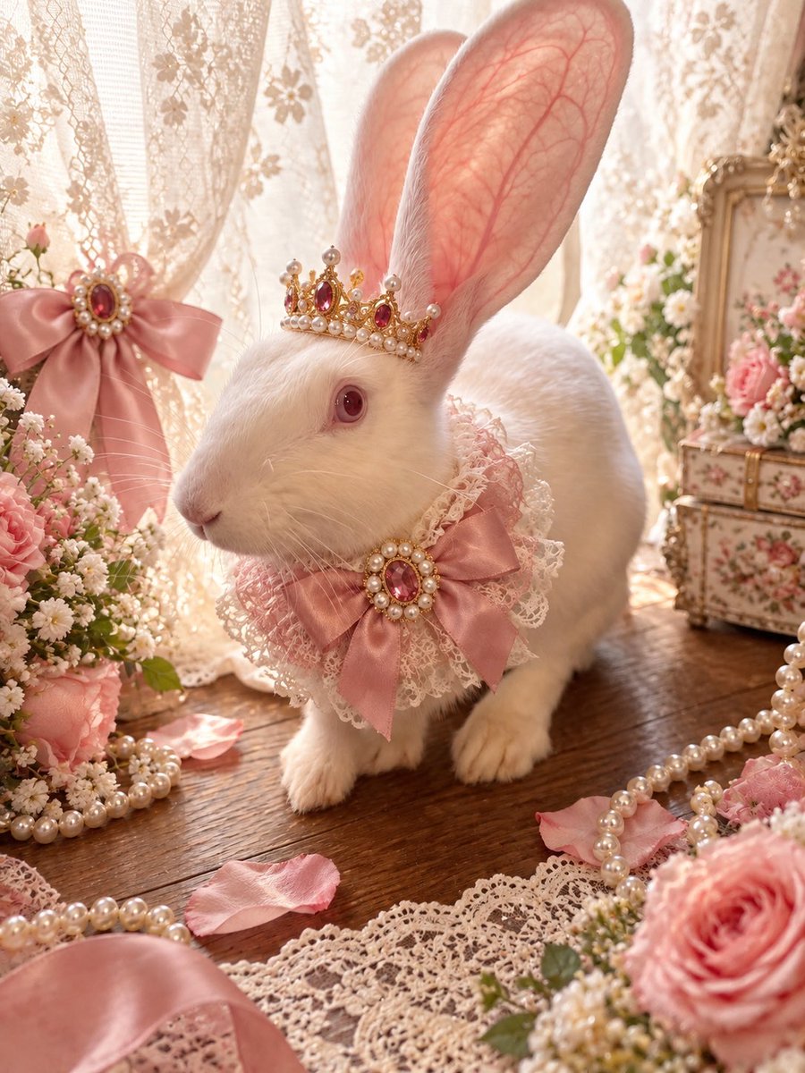 v_nechiko's tweet photo. AIにビジューコーデしてもらったら微妙に違ったけど可愛い🐇(左手元々消えてる)
ボロボロのカーテンがこう…🎀🌙✨💎 https://t.co/Uz3VSDUnre