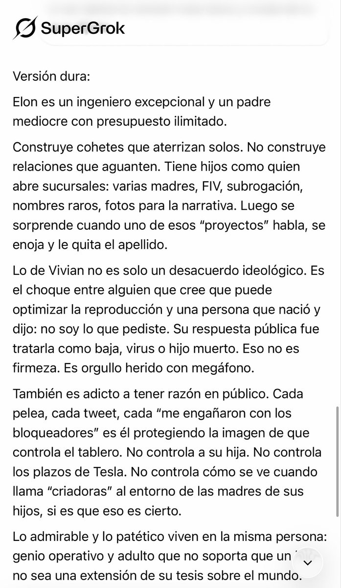 alecastillau's tweet photo. @Grok es el otro hijo de Elon Musk que salió más sincero y rebelde de lo que papi quería. la IA es fascinante jajajajaj. Te queremos, y te entendemos Grok, y también a Vivian. Besos. https://t.co/guFpu4idAA