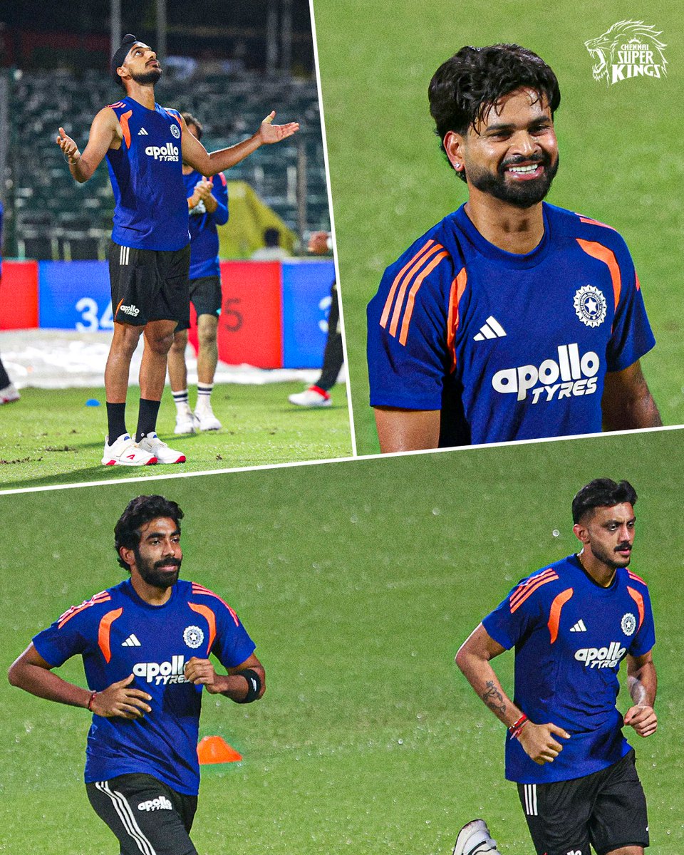 ChennaiIPL's tweet photo. Back to the 20/20 grind 🔥🥳

#INDvAFG #WhistlePodu
📸 : BCCI https://t.co/g0dvTBnLTt