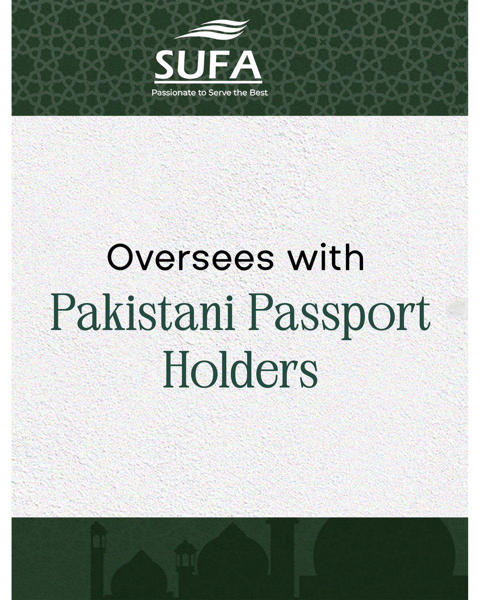Adellnos's tweet photo. | Aaila Hajj by Sufa International |
Outside Pakistan? No Problem! If you are a Pakistani passport holder, Aaila Hajj brings the serenity of the Umrah with a package made just for you. Customize every minor detail and the luxury of your trip with https://t.co/vqIUnhxMFw