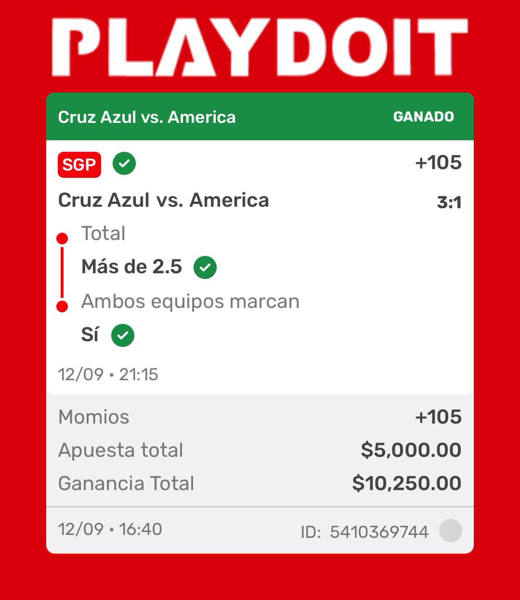 MPICKS41's tweet photo. Gran día!! ✅💰 https://t.co/s6fGrrtako
