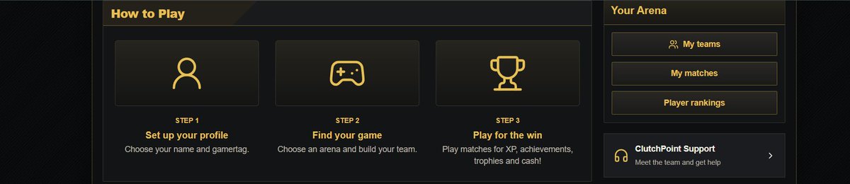 CPGamingHQ's tweet photo. Take a look at what we got in the works!

ClutchPoint Gaming! We are looking for the communities input on what they are trying to get out of a site, something that will make you want to play!

Here is a sneak peak at the homepage, and XP ladder page!

#CallofDuty #CDL #Gaming #GB https://t.co/uLiEHITKcU